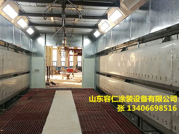 車架噴漆流水線